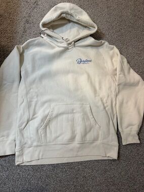 Barstool Golf Cream Pullover Hoodie with Front Pocket